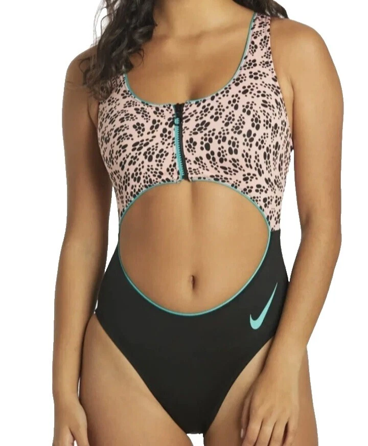 Traje de Baño de tamaño regular Nike animal print para mujer