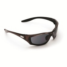 Prochoice Mercury SAFETY GLASS Adjustable,Wrap Around  SMOKE *Australian Brand