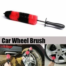 17" Car Wheel Brush Rims Tire Seat Engine Wash Cleaning Kit Auto Detailing