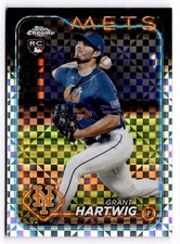 2024 Topps Chrome Xfractor Grant Hartwig #45 RC New York Mets 