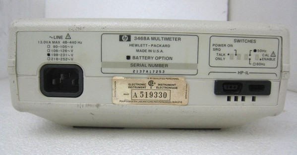 Agilent/HP 3468A 5-1/2 Digit Digital Multimeter | eBay