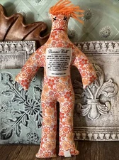 Dammit Doll Mod Voodoo Doll Stress Relief Gag Gift Orange White Elephant Gift