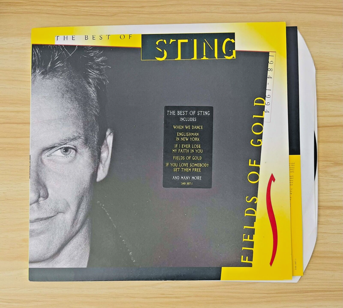 Sting / Fields Of Gold The Best Of Sting 1984 - 1994 UK Original