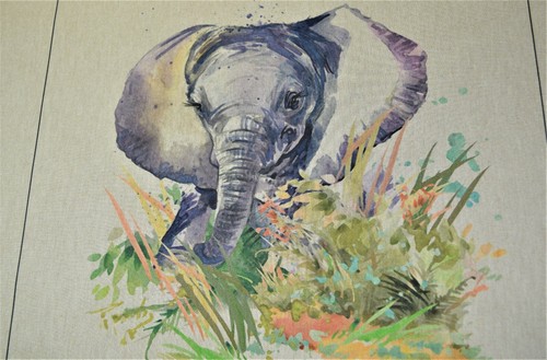 Fabric Cushion Panels Linen-look Country Creatures and Animals for Home Decor- - Picture 61 of 83