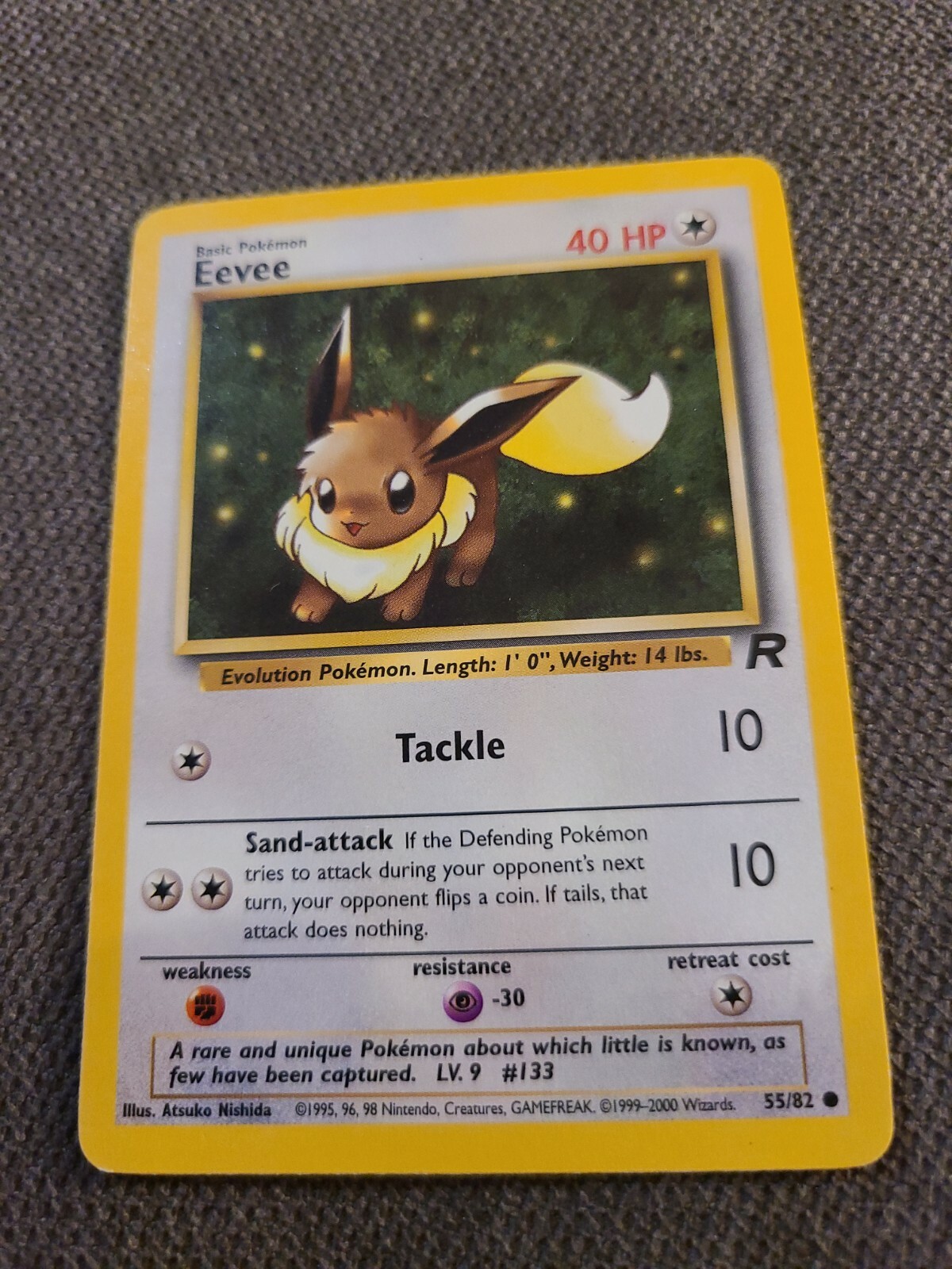 Pokemon Team Rocket - Eevee 55/82 - Common - NM