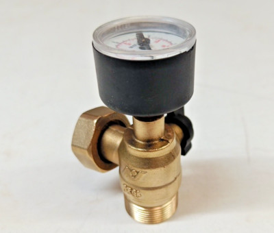IDEAL LOGIC (+) COMBI 24 30 35 & SYSTEM 15 18 24 30 CH DURCHFLUSSVENTIL + MANOMETER 175528