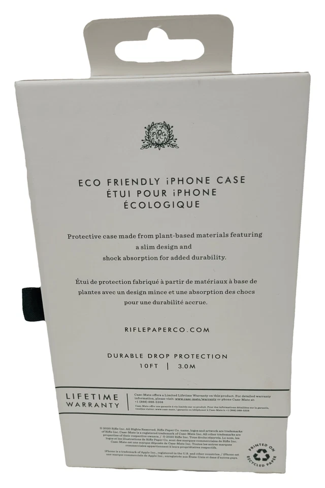 Funda Papel Rifle para Apple iPhone 11 Pro 5.8", Delgada, Transparente Flores Salvajes Foto 3 de 3