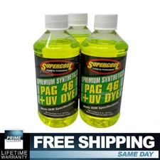 Premium Synthetic A/C Refrigerant Oil PAG 46UV Vis 8oz. 3 Pack