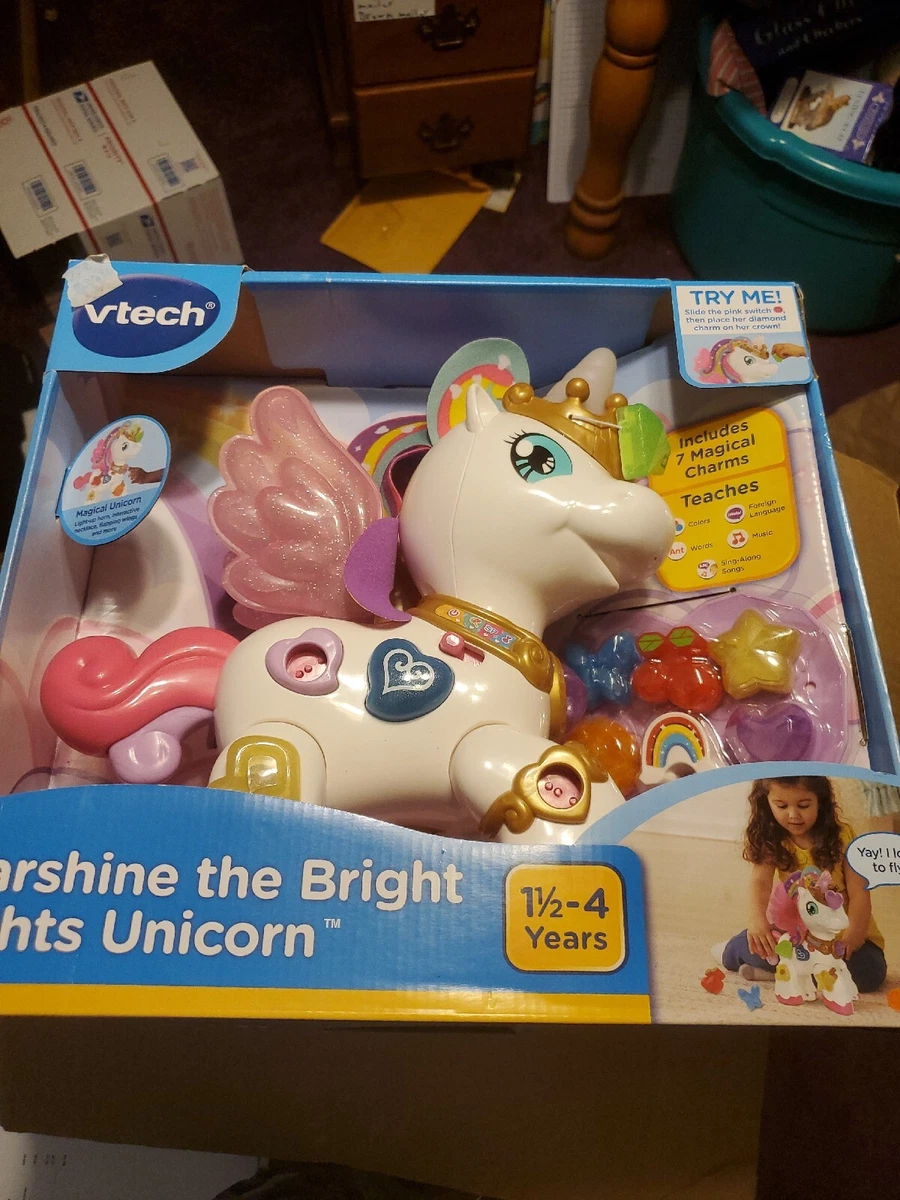 VTech Starshine the Bright Lights Unicorn. Interactive, parent friendly,  kids