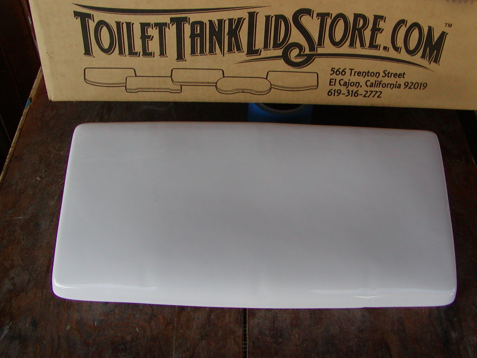 Universal Rundle / Crane White Toilet Tank Lid 19 1/4" x 9 3/4" 5E eBay