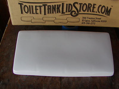 Universal Rundle / Crane White Toilet Tank Lid 19 1/4'' x 9 3/4'' 5E  