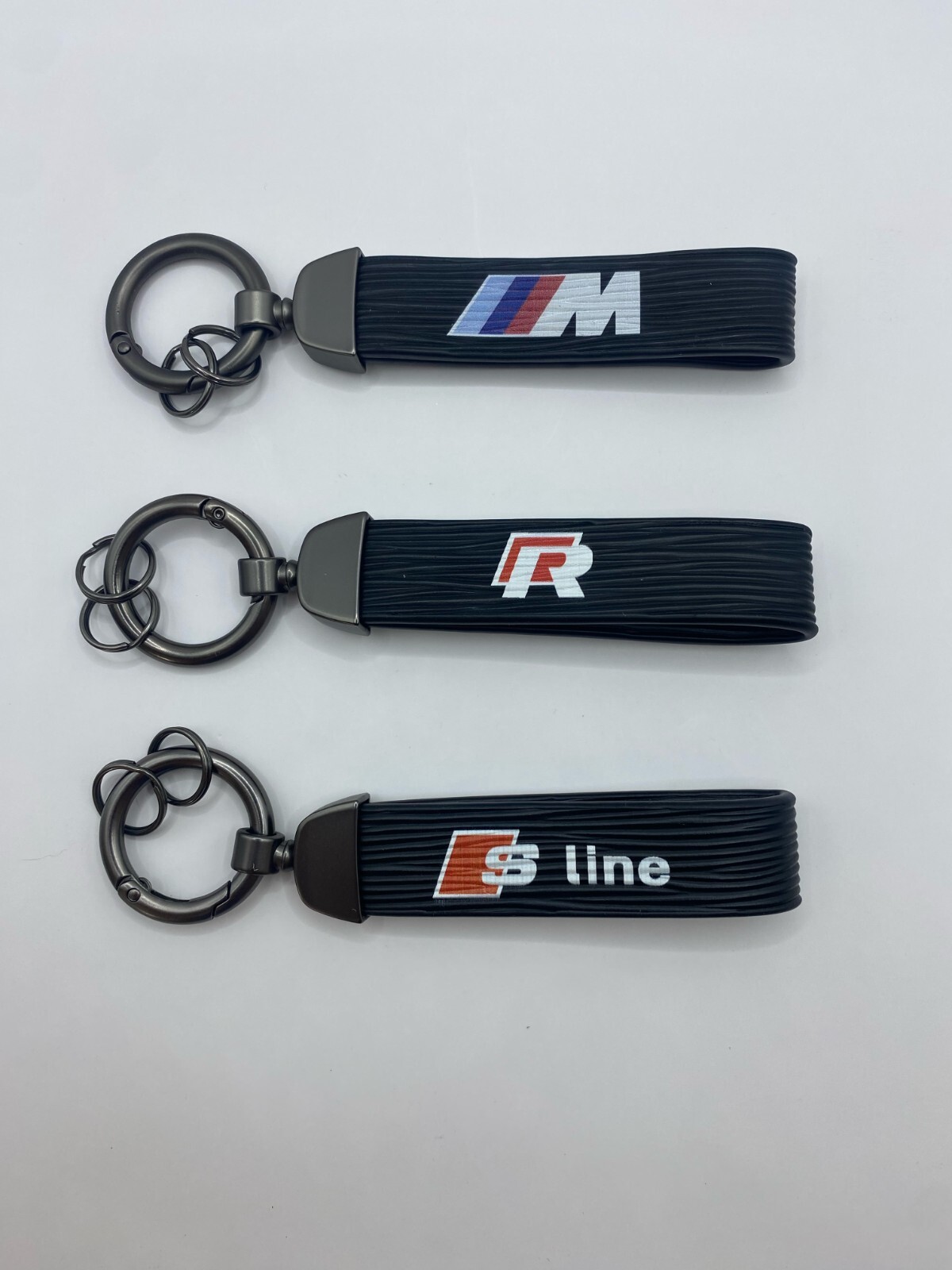Rubber Keyrings for BMW M Sport VW R and Audi S Line Motoring Key Chain Car Gift eBay