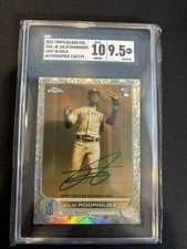 2022 Topps Gilded Julio Rodriguez RC - Cast In Gold Auto  /199 SGC 10/9.5