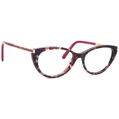 Swarovski Eyeglasses SK 5413 055 Havana/Purple Crystals Cat Eye Frame 5116 145 Swarovski SK5413 055 Purple Havana Cat Eye Plastic  main image 4