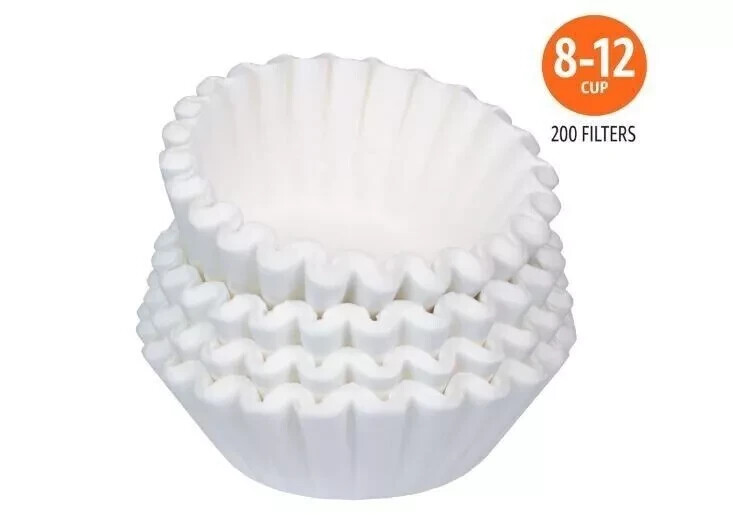 *Coffee Filters 8-12 Cup, 200 Count, Basket Coffee Filter, P