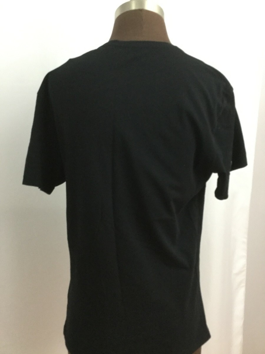 T-shirt Zara Homme Noir à Imprimé Crâne Tatouage - Taille XL (44) - Neuf Rare