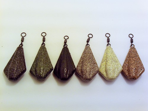 10 x RISER 0.75oz - 3oz SMOOTH Carp Fishing Leads Weights Big Eye Swivel - Picture 2 of 18