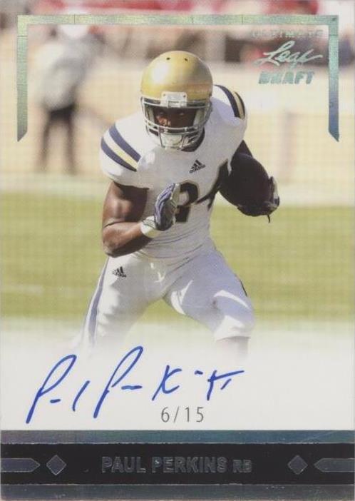 2016 Leaf Ultimate Draft Paul Perkins #GLR-PP1 - 1 of 2