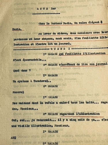 Original French Typescript Georges Berr Un Homme A La Mer Dr. Alexandre Banyai - Picture 6 of 10