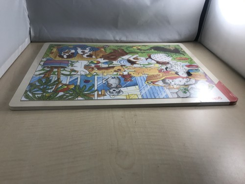 goki Holz Lernspielzeug Holzpuzzle Welpenschule - Bild 5 von 6