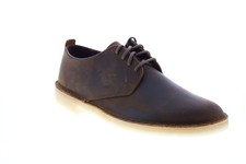 Clarks Desert London 26138240 Mens Brown Oxfords & Lace Ups Plain Toe Shoes