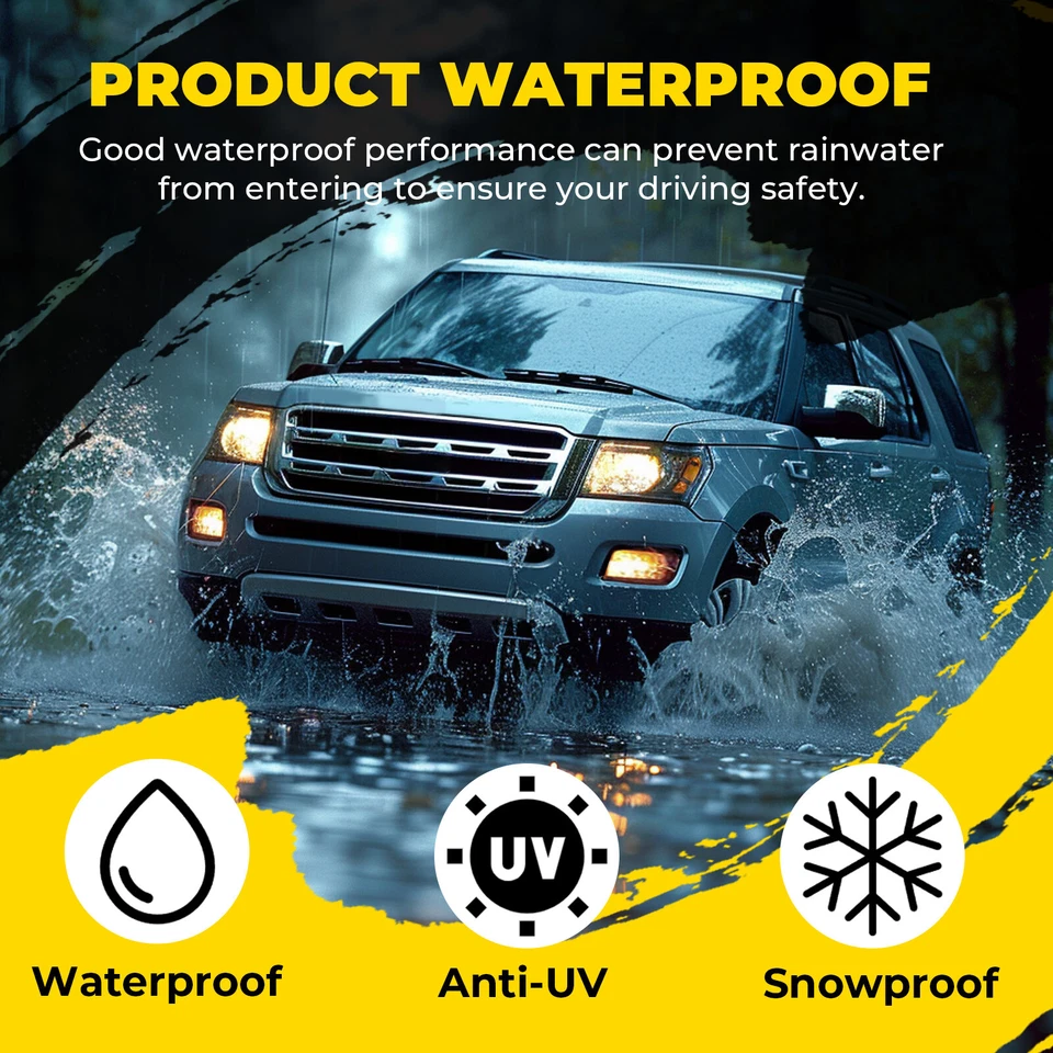 Fog Lights w/Bulbs Left+Right For Ford Explorer XLT 06-10 & Sport Trac 07-10 - Image 4 of 4