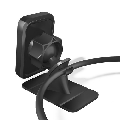 Esoulk Stick Su Cruscotto Supporto Montaggio Auto Magnetico - Nero - Foto 9 di 9
