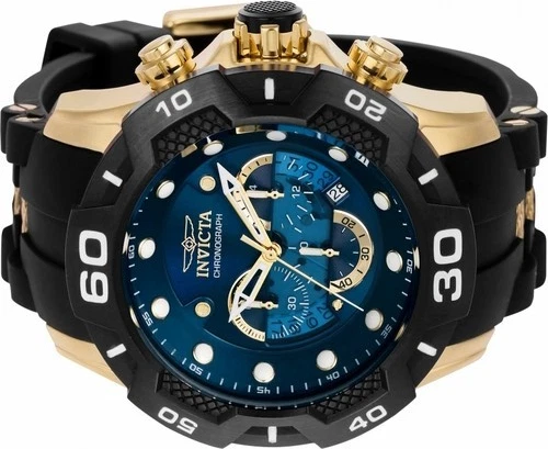 Invicta 36682 Speedway Gmt & Cronógrafo Esfera Azul Con 1 Reloj Buceo Funda - Imagen 3 de 4