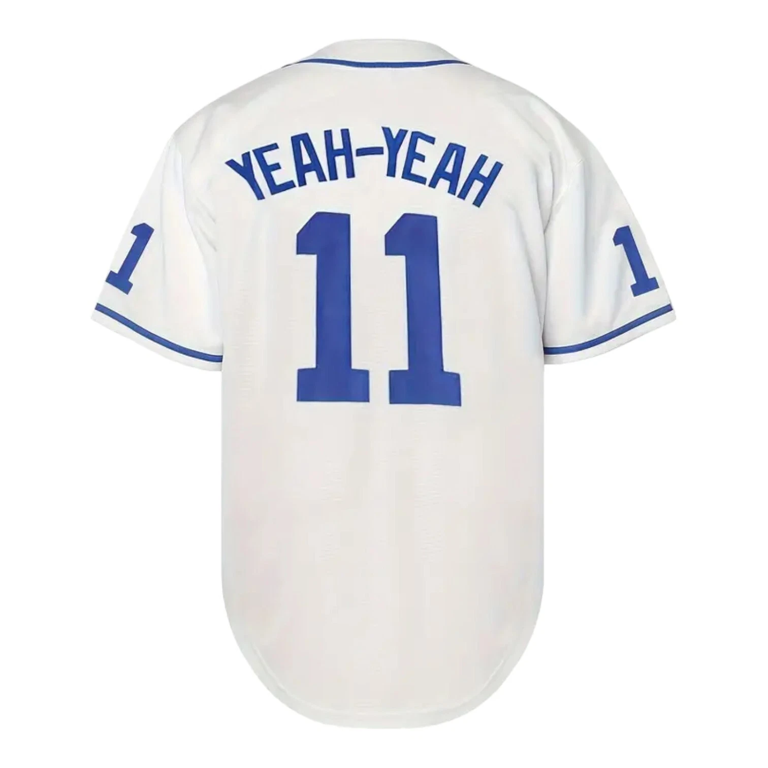 Sandlot Baseball Jersey Yeah-Yeah #11 Stitched White / Blue