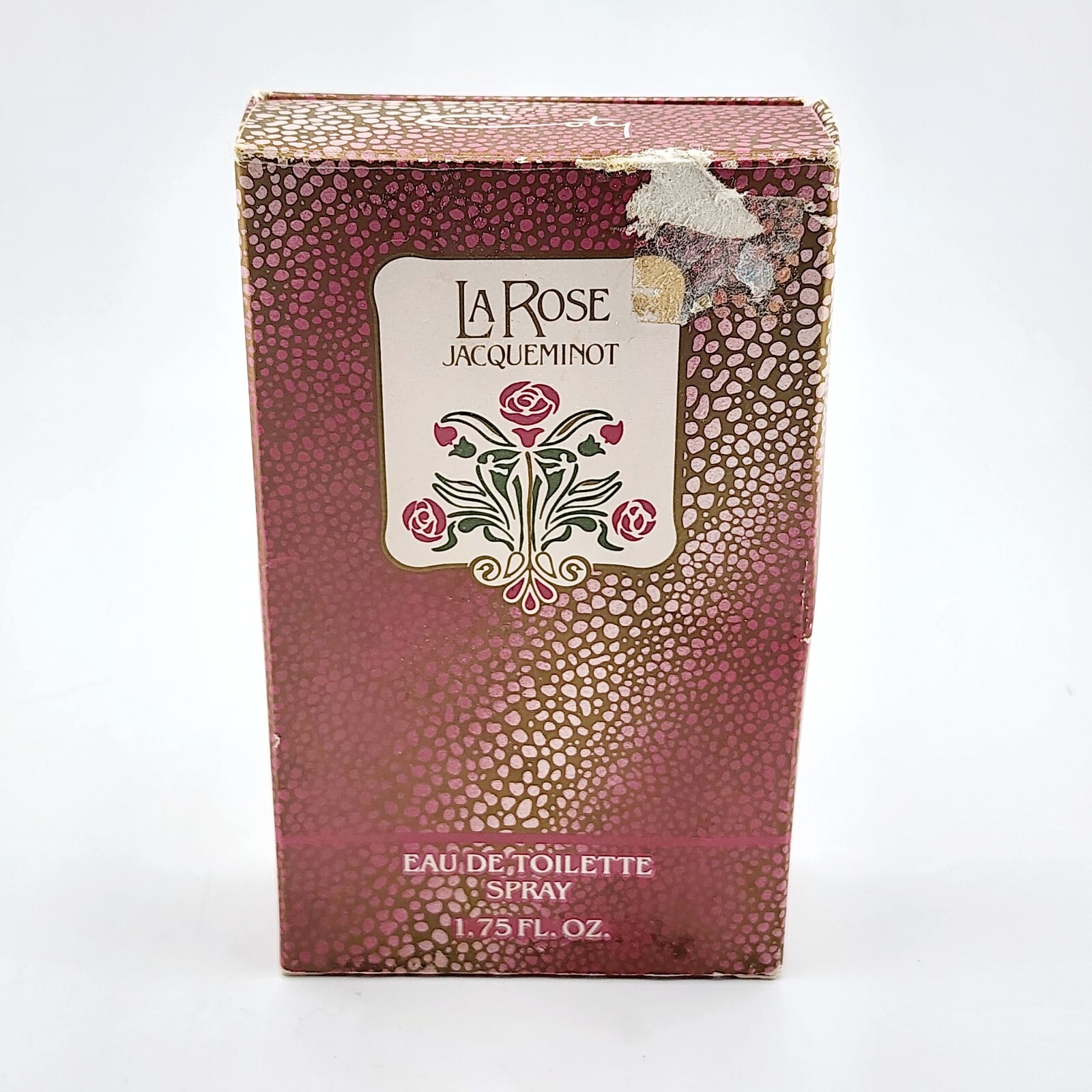 La Rose Jacqueminot Francois Coty Vintage 1980's Perfume 1.75 FL OZ NIB
