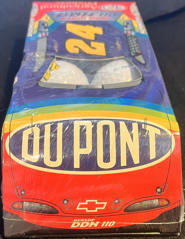 Dunlop DDH 110 6 pelotas de golf Jeff Gordon NASCAR #24 NUEVO paquete sellado en caja 1997 Foto 2 de 4