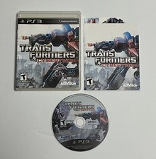 Transformers War for Cybertron PlayStation PS3 Complete CIB Tested & Working