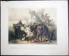 Stampa antica risorgimento indipendenza italiana 1848 Mantova cacciatori franchi