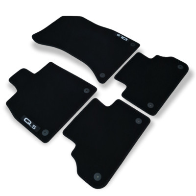 For Audi Q5 Carpet Car Floor Mats 2017-2025 OEM Quality Velour Auto Rugs Liners