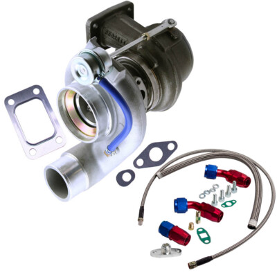 HY35 T3 Turbo Oil Line Kit 400+BHP for Dodge Cummins 2500 3500 Truck 6BTA 5.9L