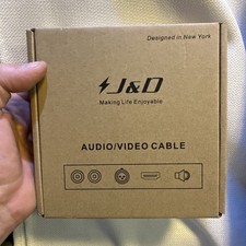 J D RCA To RCA Male Female Open Box 15 Ft