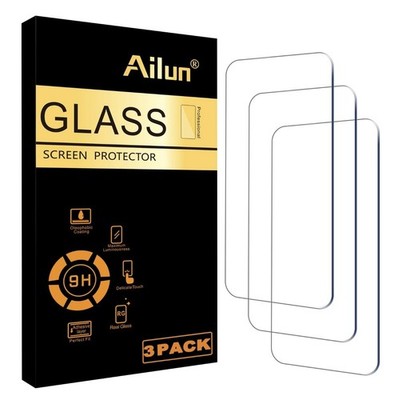 Ailun Glass Screen Protector 3 Pack: iPhone SE 2020 2nd/2022 3rd Gen; iPhone 8,7