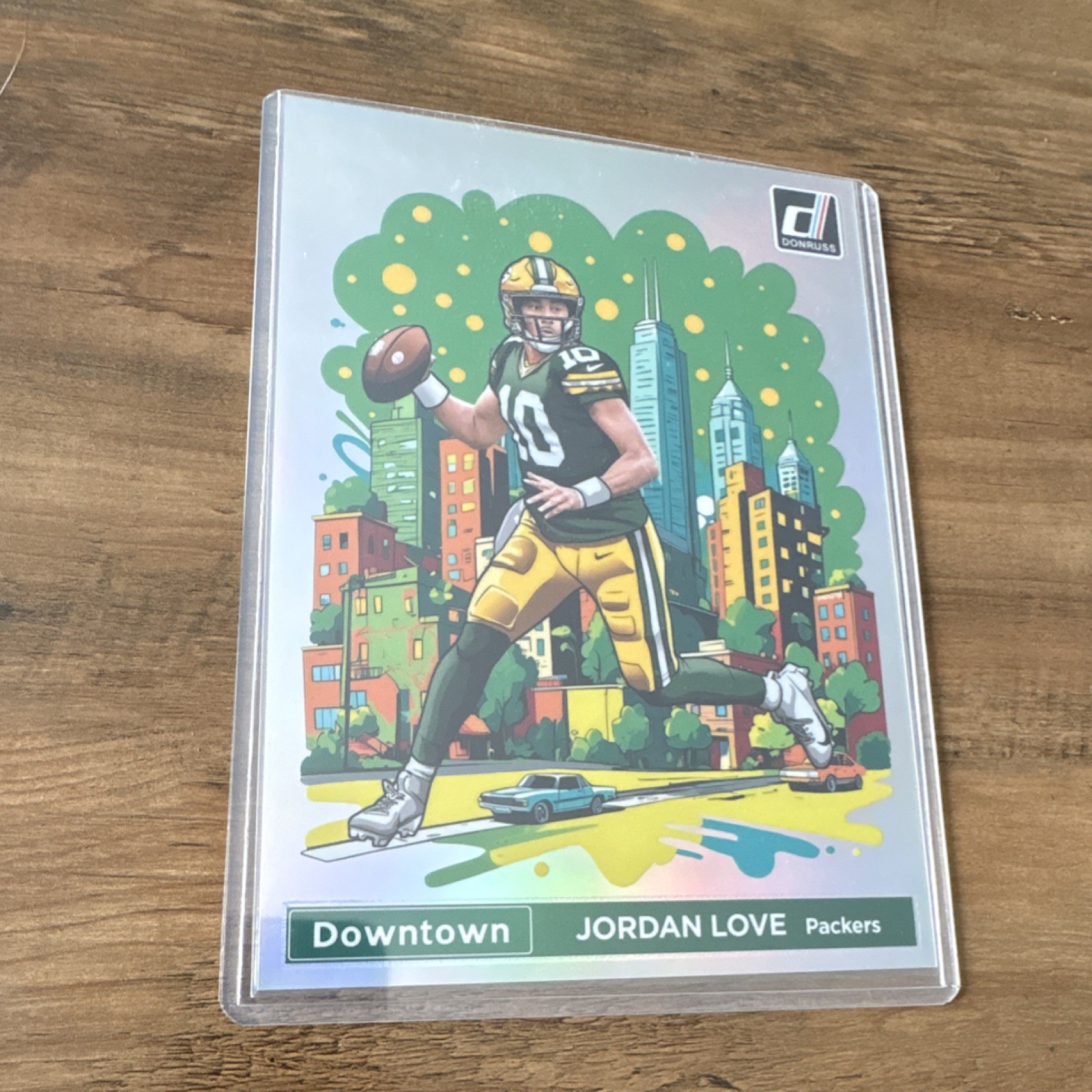 2024 Panini Donruss OVERSIZED Downtown Jordan Love #5 Green Bay Packers