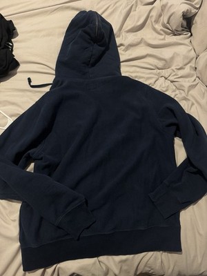 Noah NY Split Full Zip Hoodie - Navy Blue - Size Men's Large | eBay