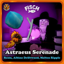 FISCH Astraeus Serenade - 2nd Quest - Resin, Albino Driftwood, Molten Ripple