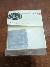 Red Ball - Metal Casting - HO Scale - #1191 - Car Doors - NOS