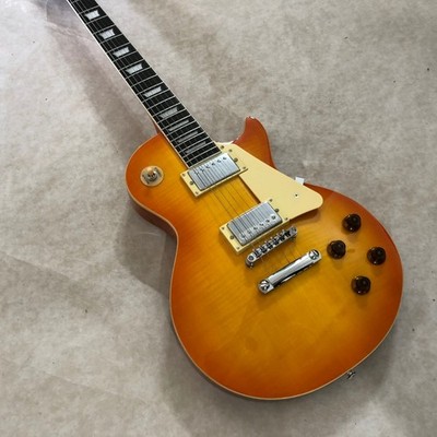 6-string LP electric guitar, flame maple top, mahogany body, free shipping