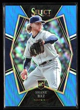 2022 Select Carolina Blue #107 Shane Baz Rookie SSP /35 RC Tampa Bay Rays