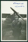 Airplane aviation Henri Louis Rougier autograph France old 1930s French postcard