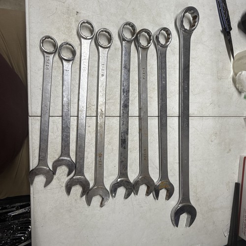 MAC (8) PIECE COMBINATION WRENCH SET, CL30 CL32 CL34 CL36 CL38 CL40 CL42 CL52
