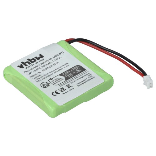 Akku für VTech VT2020 VT1100 600mAh 2,4V - Afbeelding 8 van 9