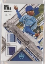 2022 Panini Diamond Kings DK Materials Holo Platinum Blue 16/25 Angel Zerpa 4z8
