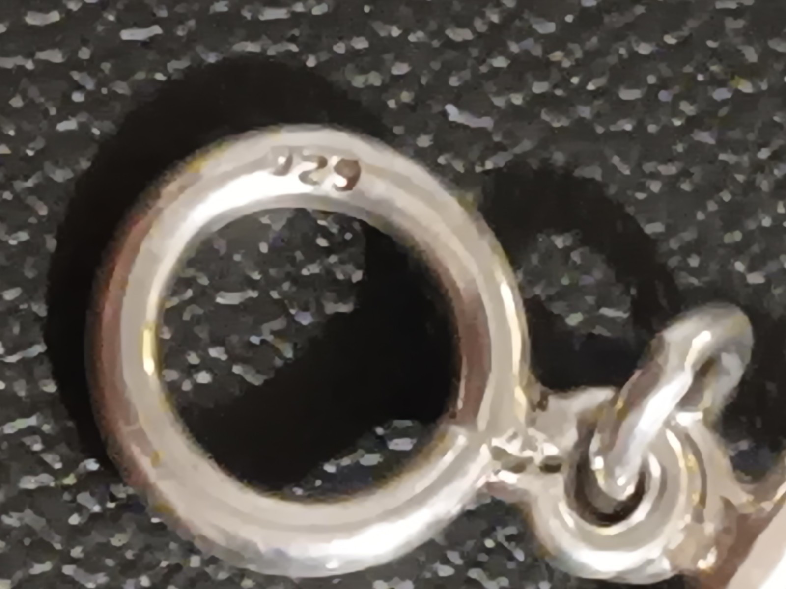 7" Sterling Silver Rectangular Link Chain Bracelet - image 5