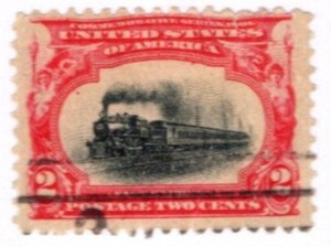 USA 1901 Two Cent Postage Stamp Used Sc 295 SA-347