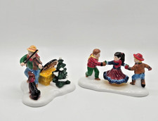 Dept 56 Original Snow Village Accessory At The Barn Dance It's Allemande Left